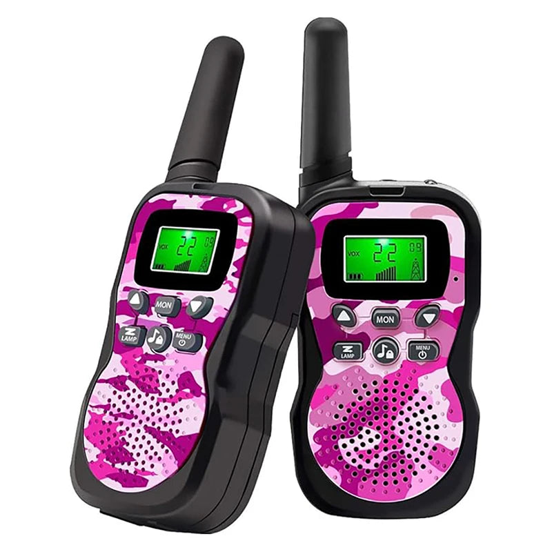 Walkie Talkies for Kids, 22 Channels 2 Way Radio Toy 3 KM Range, Best Christmas Birthday Gifts for 3-12 Year Old Kids to Outside