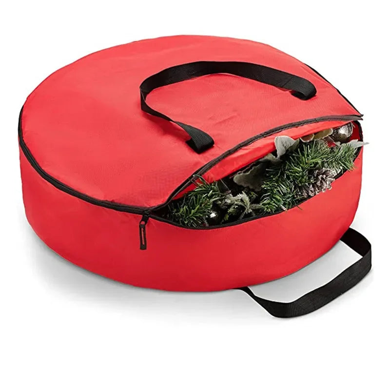 Foldable Christmas Tree Bag, 210D Oxford Cloth Xmas Bag , Ideas Christmas Tree Storage Solution for Tree & Wreath & Decoration