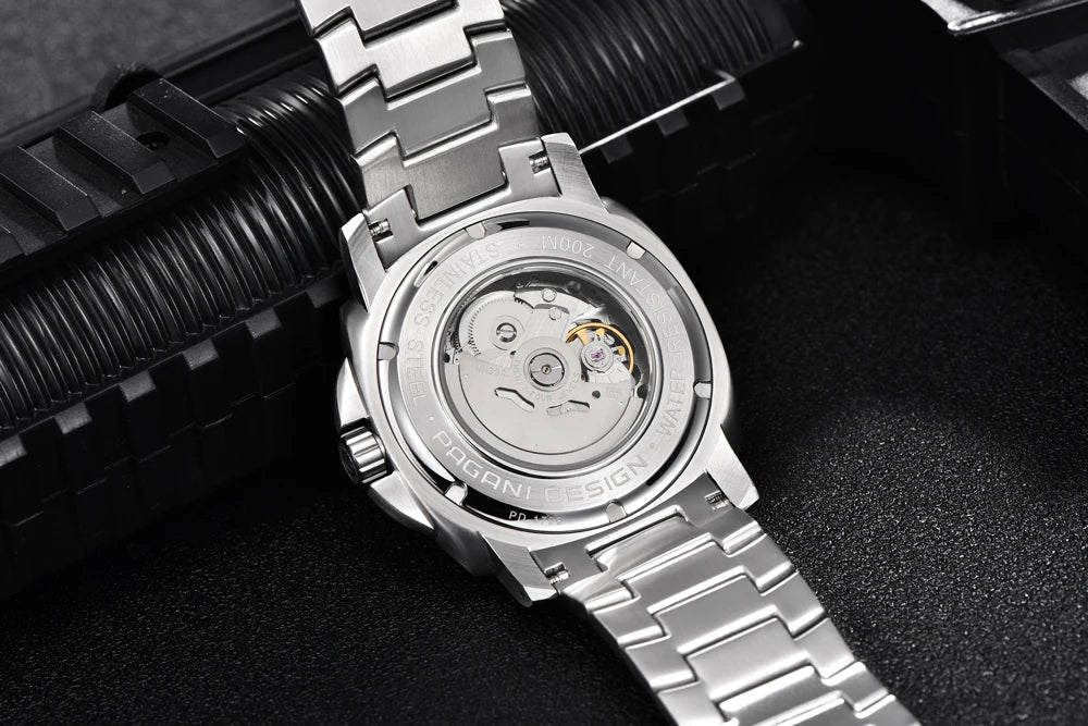 PAGANI DESIGN 2024 New Men's Watches Luxury Mechanical Automatic Watch For Men Sapphire Mirror Sports Waterproof Stainless Steel