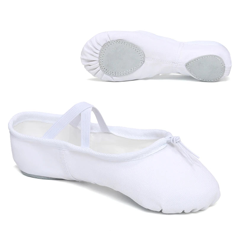 Girls Ballet Shoes For Children Woman Kids Ballet Slippers Women Teacher Ballet Flats Practise Dancing Shoes Salsa Training Shoe