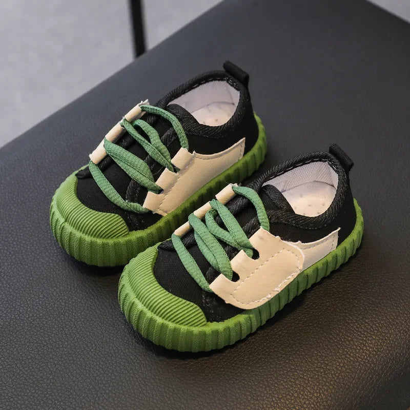 Baby Girls Boys Casual Shoes 2023 Spring Autumn Fashion Infant Toddler Kids Sneakers Comfortable Soft Sole Children Canvas Shoes