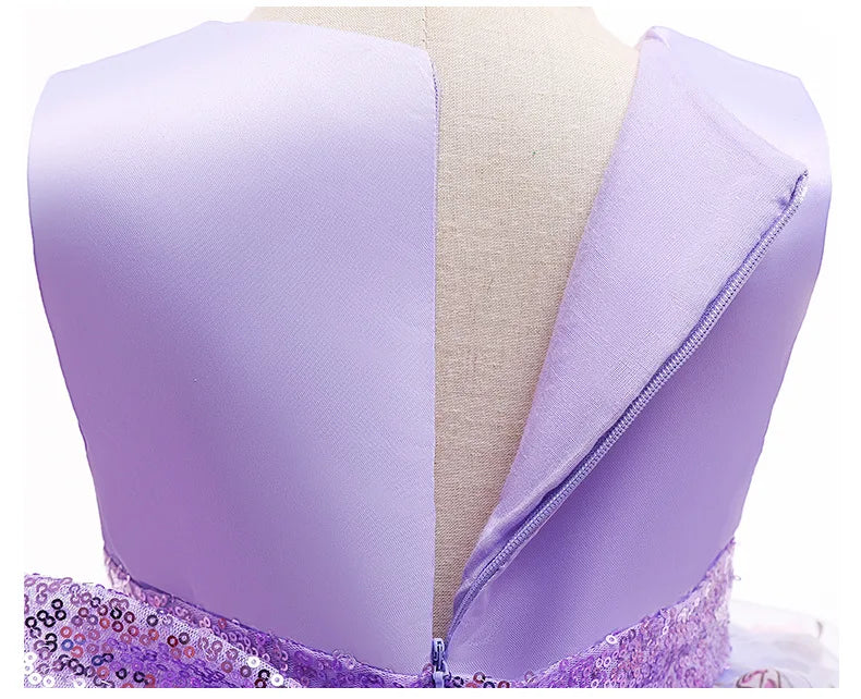 Flower Butterfly Baby Girls Dress 1 2 3 4 5 Years Summer Mesh Embroidery Little Princess Dress Christmas Party Gift Kids Clothes