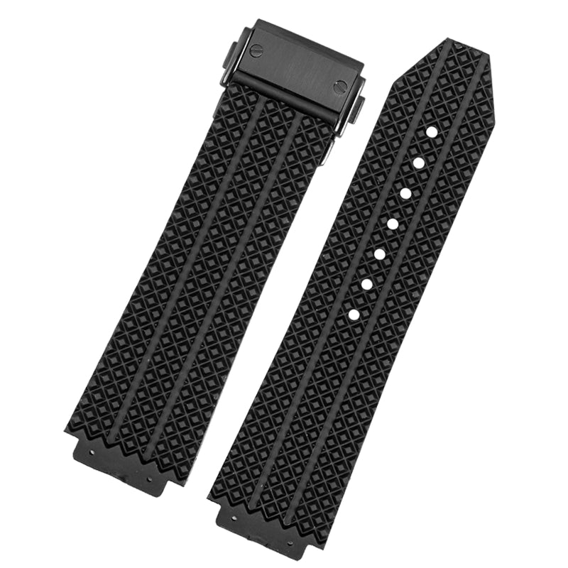 Suitable for Hengbao Watch Strap Men's Rubber Hublot Hengbao/Yuqi Big Bang Silicone Watch Strap 25 * 19mm
