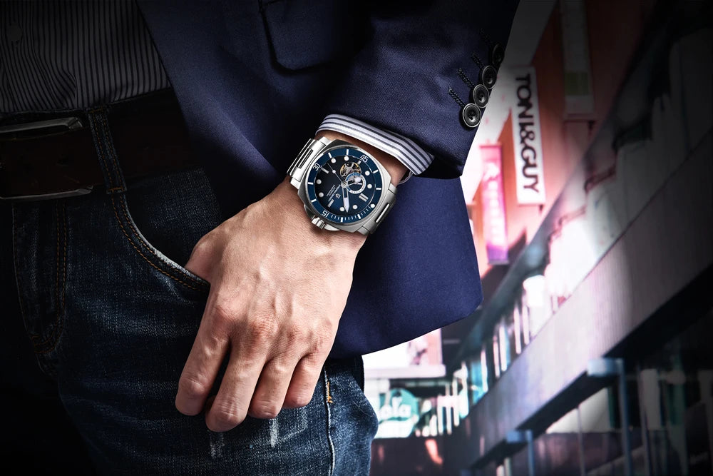 PAGANI DESIGN 2024 New Men's Watches Luxury Mechanical Automatic Watch For Men Sapphire Mirror Sports Waterproof Stainless Steel