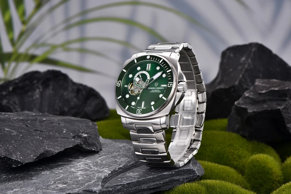 PAGANI DESIGN 2024 New Men's Watches Luxury Mechanical Automatic Watch For Men Sapphire Mirror Sports Waterproof Stainless Steel