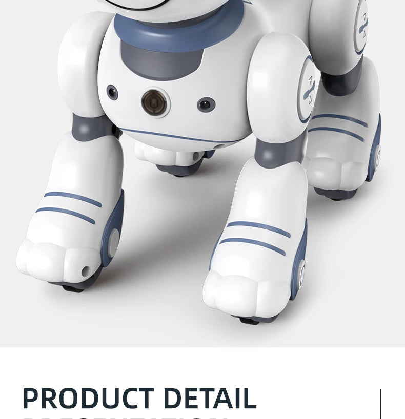 Intelligent Programming RC Robot Stunt Dog Electronic Walking Dancing Puppy Touch Sensing Remote Control Pet Dog Kids Boys Toys