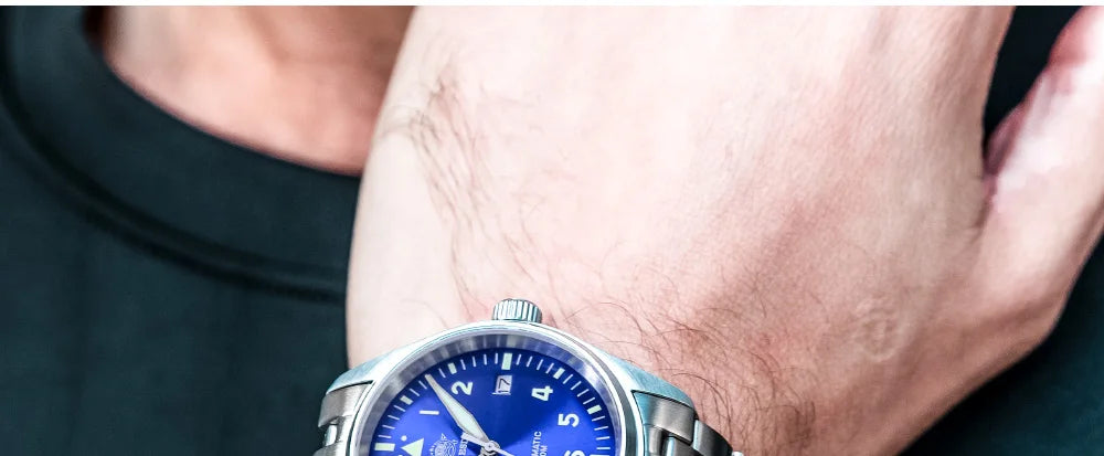 ADDIESDIVE Watches For Men Luxury Business Leisure Automatic Mechanical Men's Watch Fluorescent Waterproof 8215 316L Stainless