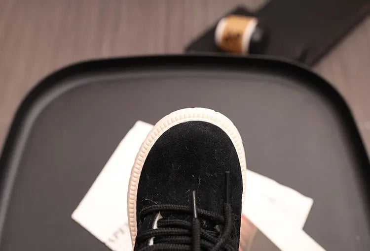 Children's Winter Fashion Cotton Shoes Boys' Warm Cotton Lined Ankle Boots for Boys Girls Side Zipper Retro Snow Thermal Boots