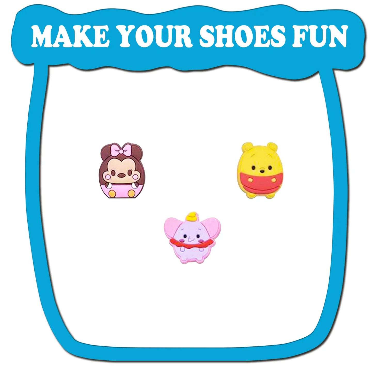 Random 10/20/30/50Pcs Miniso Series Shoe Charms For Sandals, Premium Quality PVC Shoe DIY Decorations Accessories Christmas Gift