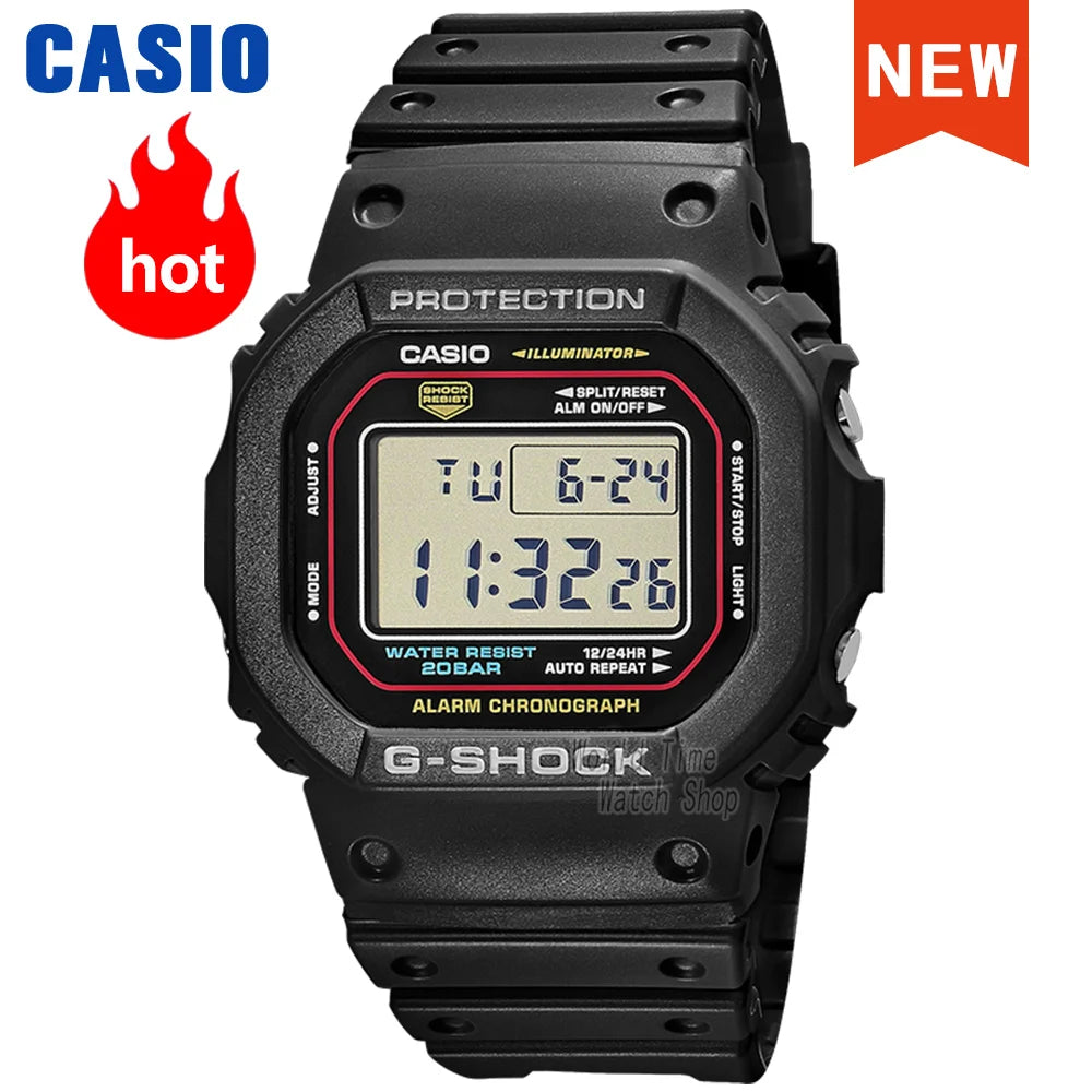Casio G-SHOCK watch for men Classic Model  LED screen Square Waterproof reloj hombre relogios masculino