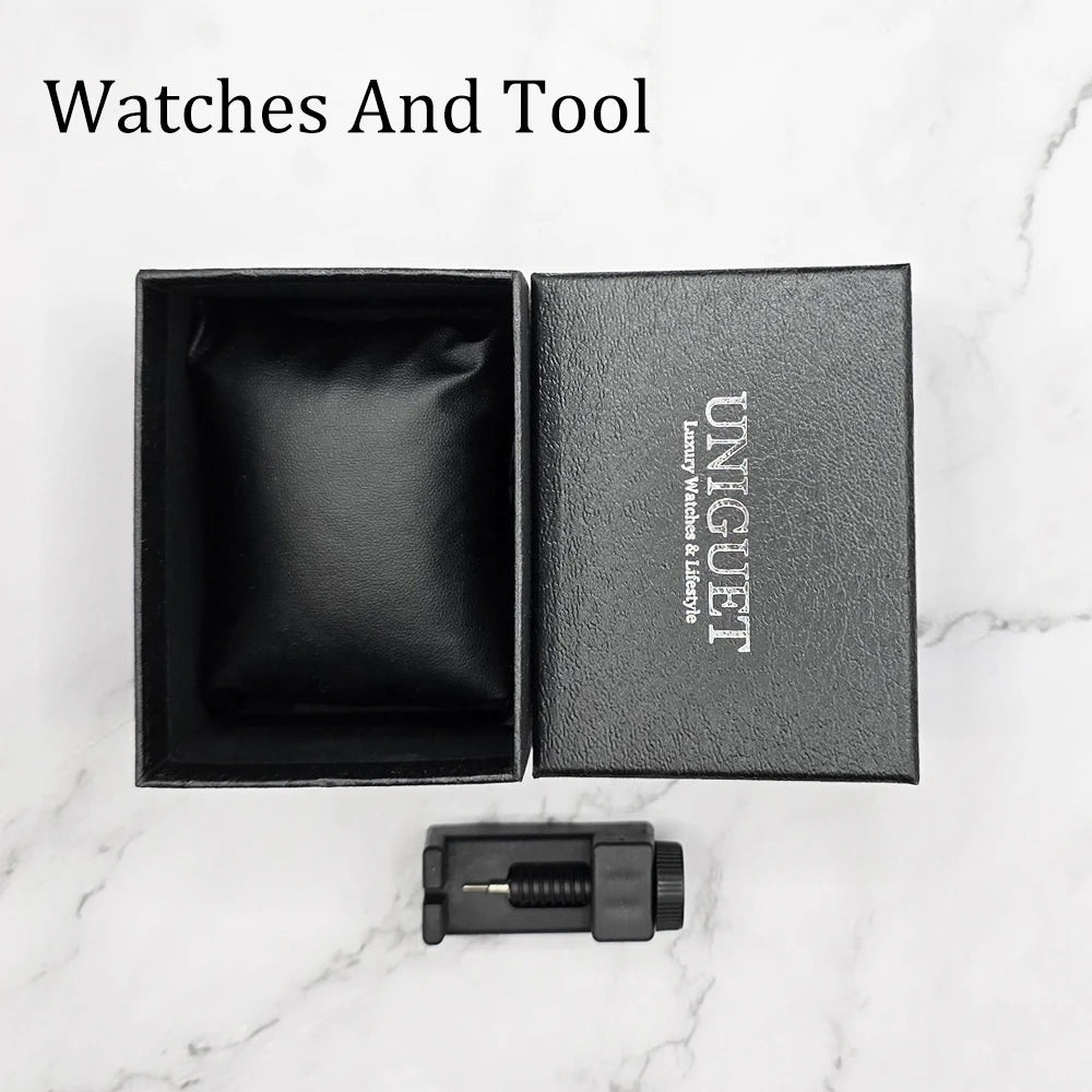 Men's Hip Hop Quartz Watch Fashion Iced out Diamond Men Watch Square Dial Calendar Luminous Feature Wristwatches Gift for Man