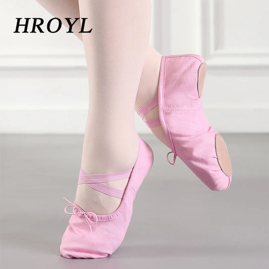 Girls Ballet Shoes For Children Woman Kids Ballet Slippers Women Teacher Ballet Flats Practise Dancing Shoes Salsa Training Shoe