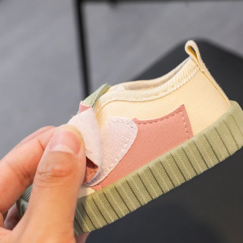 Baby Girls Boys Casual Shoes 2023 Spring Autumn Fashion Infant Toddler Kids Sneakers Comfortable Soft Sole Children Canvas Shoes