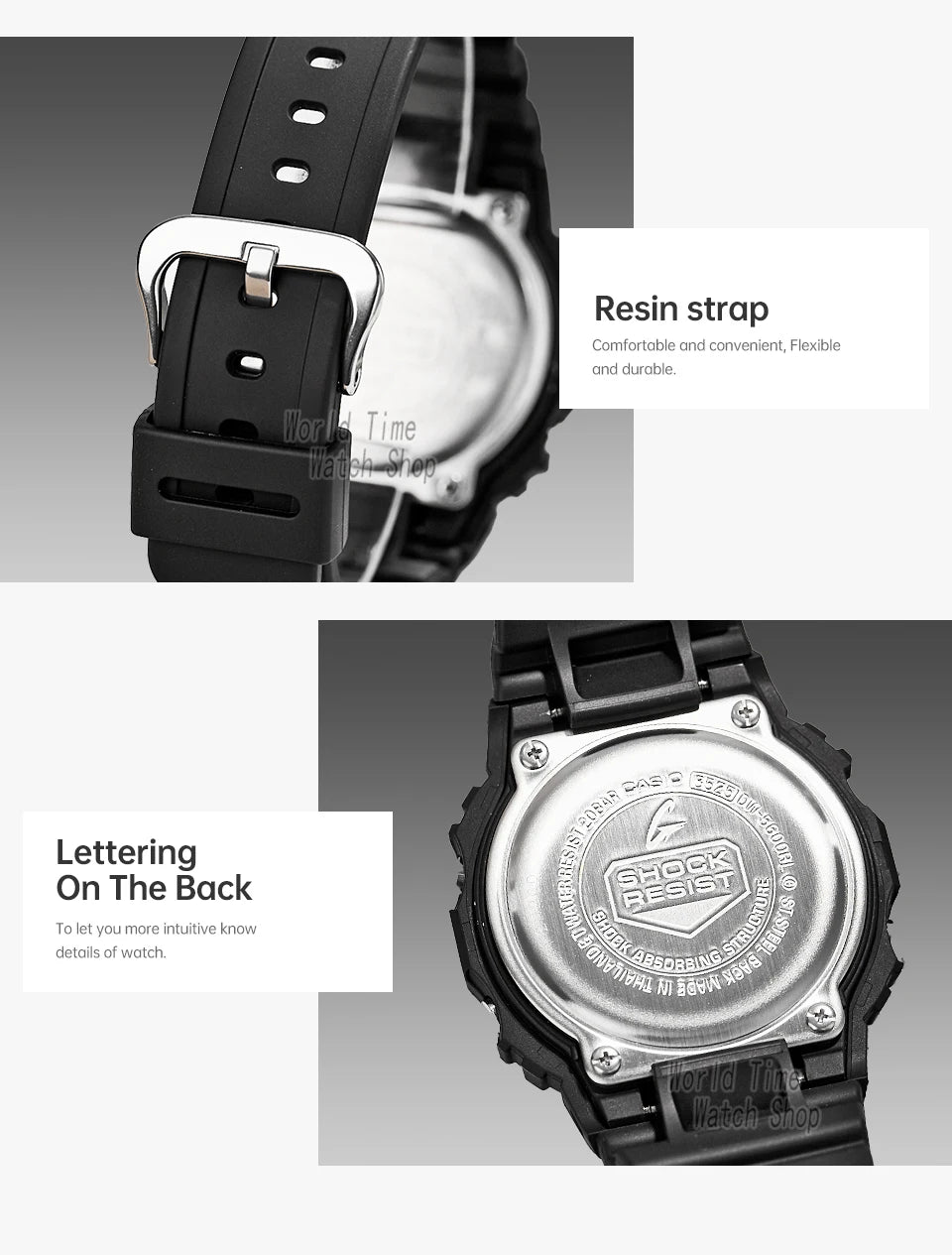 Casio G-SHOCK watch for men Classic Model  LED screen Square Waterproof reloj hombre relogios masculino