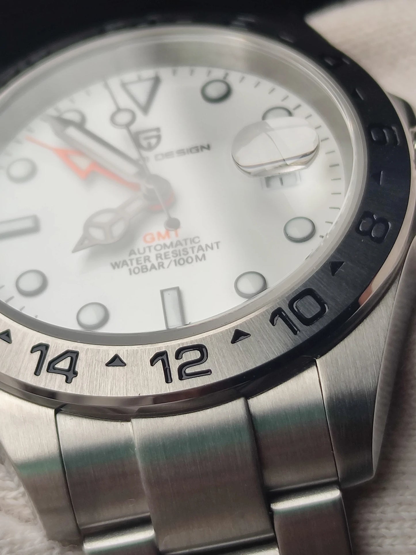 PAGANI DESIGN 2024 New V2 GMT Automatic Men's Auto Mechanical Watch Stainless Steel 10bar Waterproof Reloj Hombre