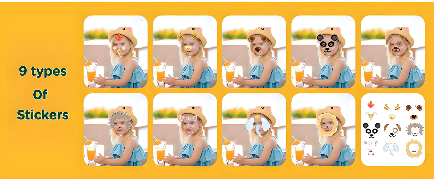 Kids Smart Phone 8GB 2.8'' Stories Music Camera Video Habit Tracking Baby Mobile Mini Toy Phone Educational Learning Tools Gifts