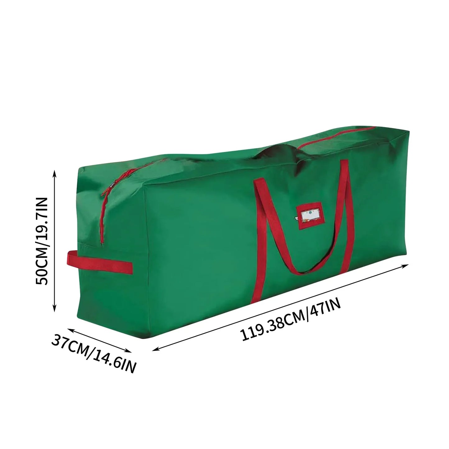 Large Christmas Tree Bag Storage Tub High xmas Tree Decoration Wreath Storage Box Handles Waterproof And Durable Home Organizer