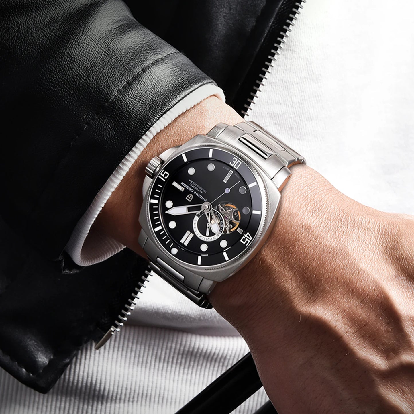 PAGANI DESIGN 2024 New Men's Watches Luxury Mechanical Automatic Watch For Men Sapphire Mirror Sports Waterproof Stainless Steel