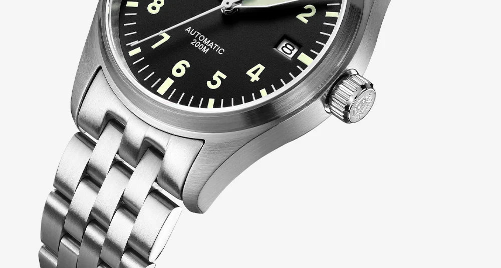 ADDIESDIVE Watches For Men Luxury Business Leisure Automatic Mechanical Men's Watch Fluorescent Waterproof 8215 316L Stainless