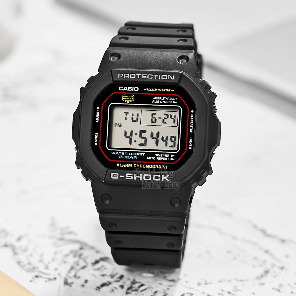Casio G-SHOCK watch for men Classic Model  LED screen Square Waterproof reloj hombre relogios masculino