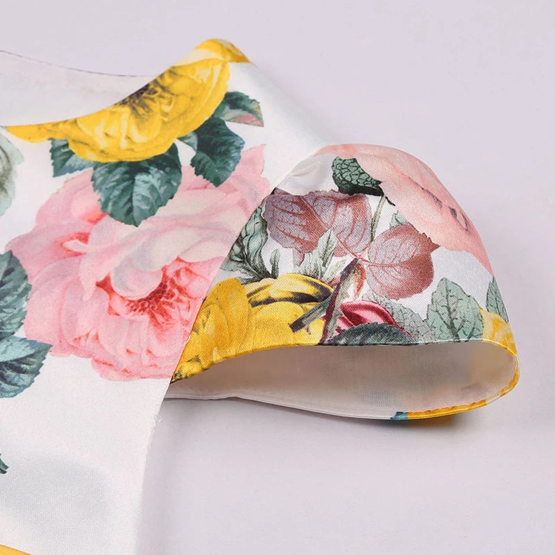 Seven Colours Flowers Girls Dress Summer Big Bow Fashion Christmas Princess Dress Birthday Party Gift 2-10 Years Kids Clothes