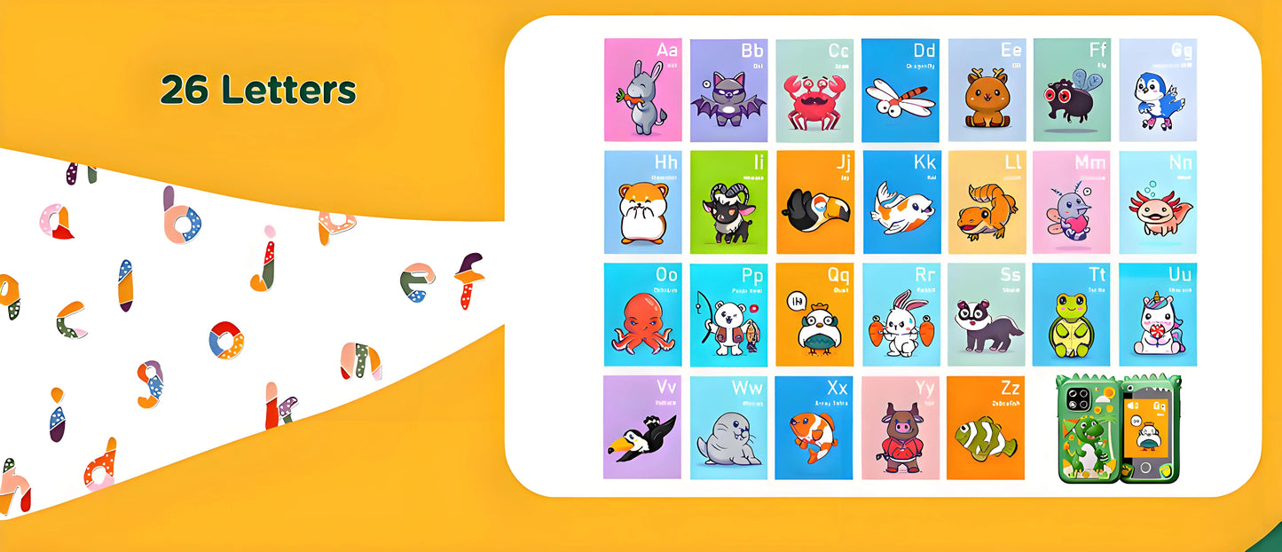 Kids Smart Phone 8GB 2.8'' Stories Music Camera Video Habit Tracking Baby Mobile Mini Toy Phone Educational Learning Tools Gifts