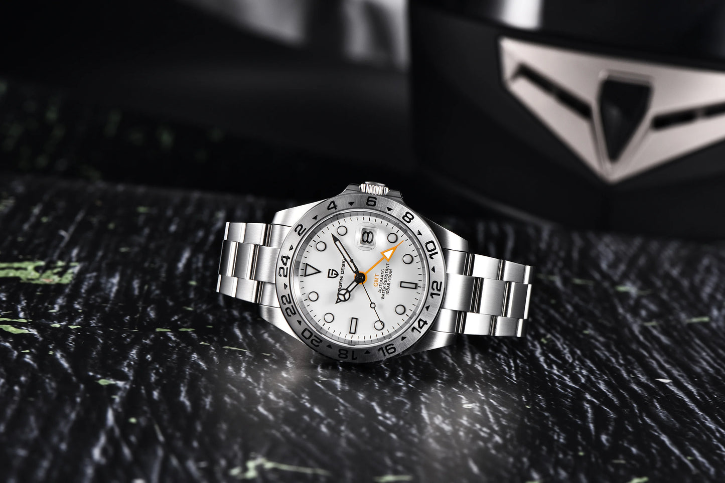 PAGANI DESIGN 2024 New V2 GMT Automatic Men's Auto Mechanical Watch Stainless Steel 10bar Waterproof Reloj Hombre