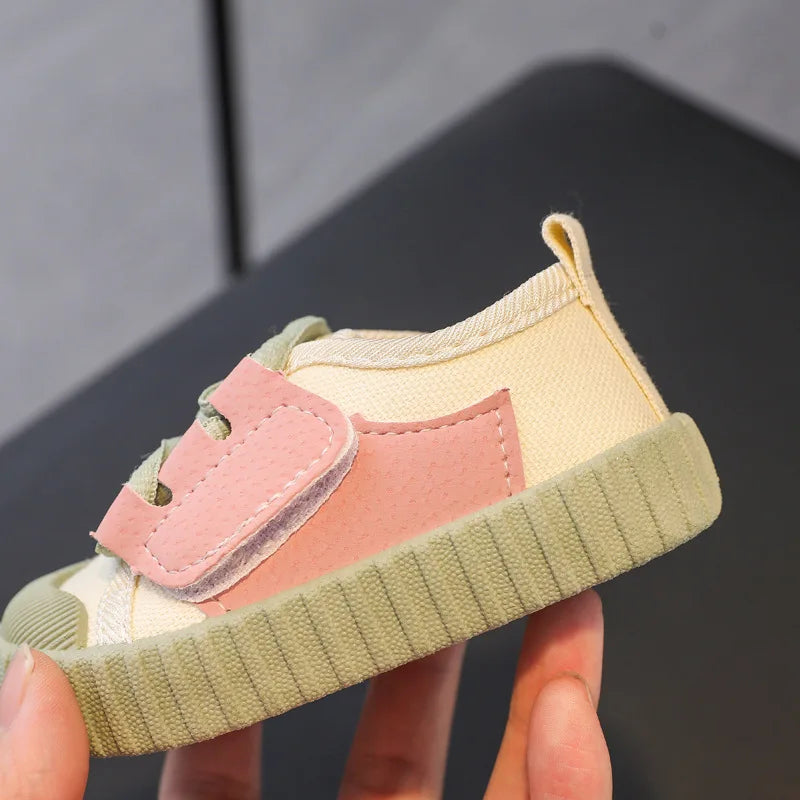 Baby Girls Boys Casual Shoes 2023 Spring Autumn Fashion Infant Toddler Kids Sneakers Comfortable Soft Sole Children Canvas Shoes