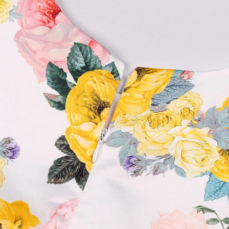 Seven Colours Flowers Girls Dress Summer Big Bow Fashion Christmas Princess Dress Birthday Party Gift 2-10 Years Kids Clothes