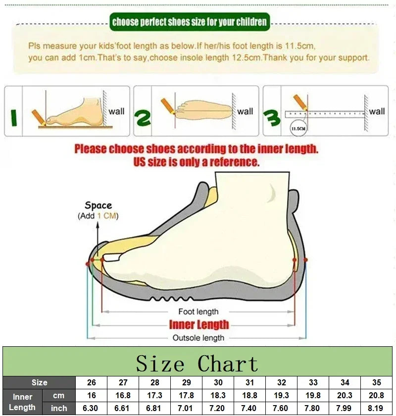 Kids Fashion Casual Shoes Children's New Design KPOP White Sport Shoes Boys Girls Anti-slip Outdoor Breathable Student Sneakers