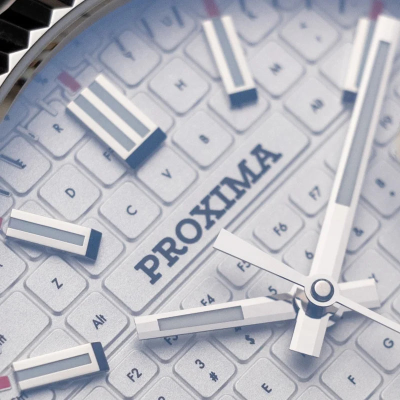 PX1690-JP 37mm Men Dress Watch Luxury Sapphire Keyboard Dial  Mechanical Watches Waterproof Luminous