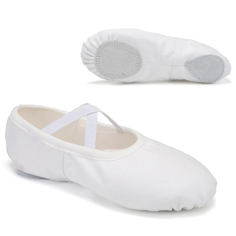Girls Ballet Shoes For Children Woman Kids Ballet Slippers Women Teacher Ballet Flats Practise Dancing Shoes Salsa Training Shoe