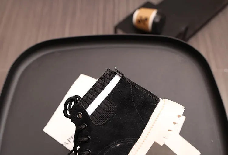 Children's Winter Fashion Cotton Shoes Boys' Warm Cotton Lined Ankle Boots for Boys Girls Side Zipper Retro Snow Thermal Boots