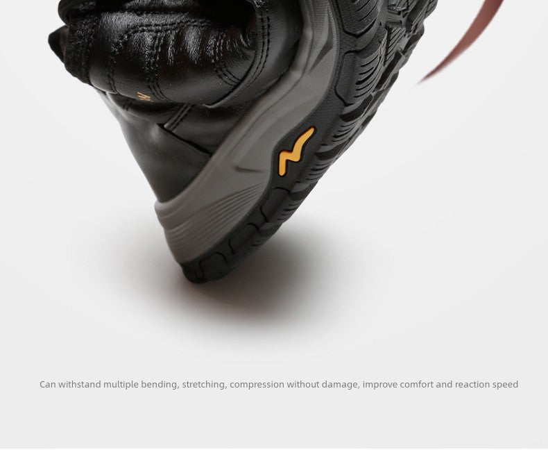 Traditional Beijing Cotton Shoes Men's Winter Fleece-lined Thickened Elderly Non Slip One Pedal Heattech Middle-Aged and Elderly Men Dad Shoes