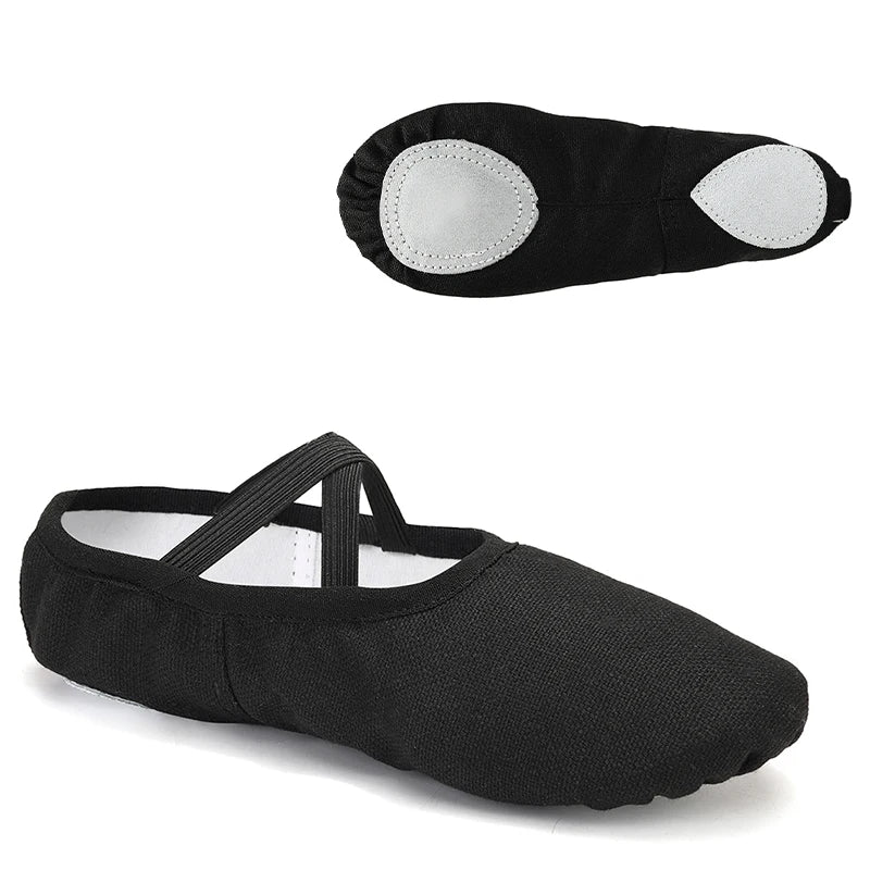 Girls Ballet Shoes For Children Woman Kids Ballet Slippers Women Teacher Ballet Flats Practise Dancing Shoes Salsa Training Shoe