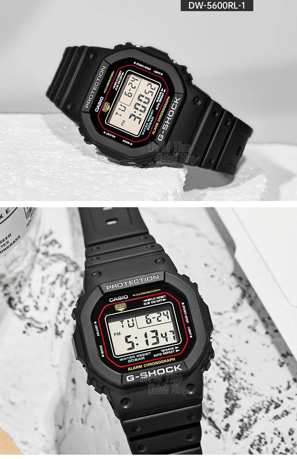 Casio G-SHOCK watch for men Classic Model  LED screen Square Waterproof reloj hombre relogios masculino