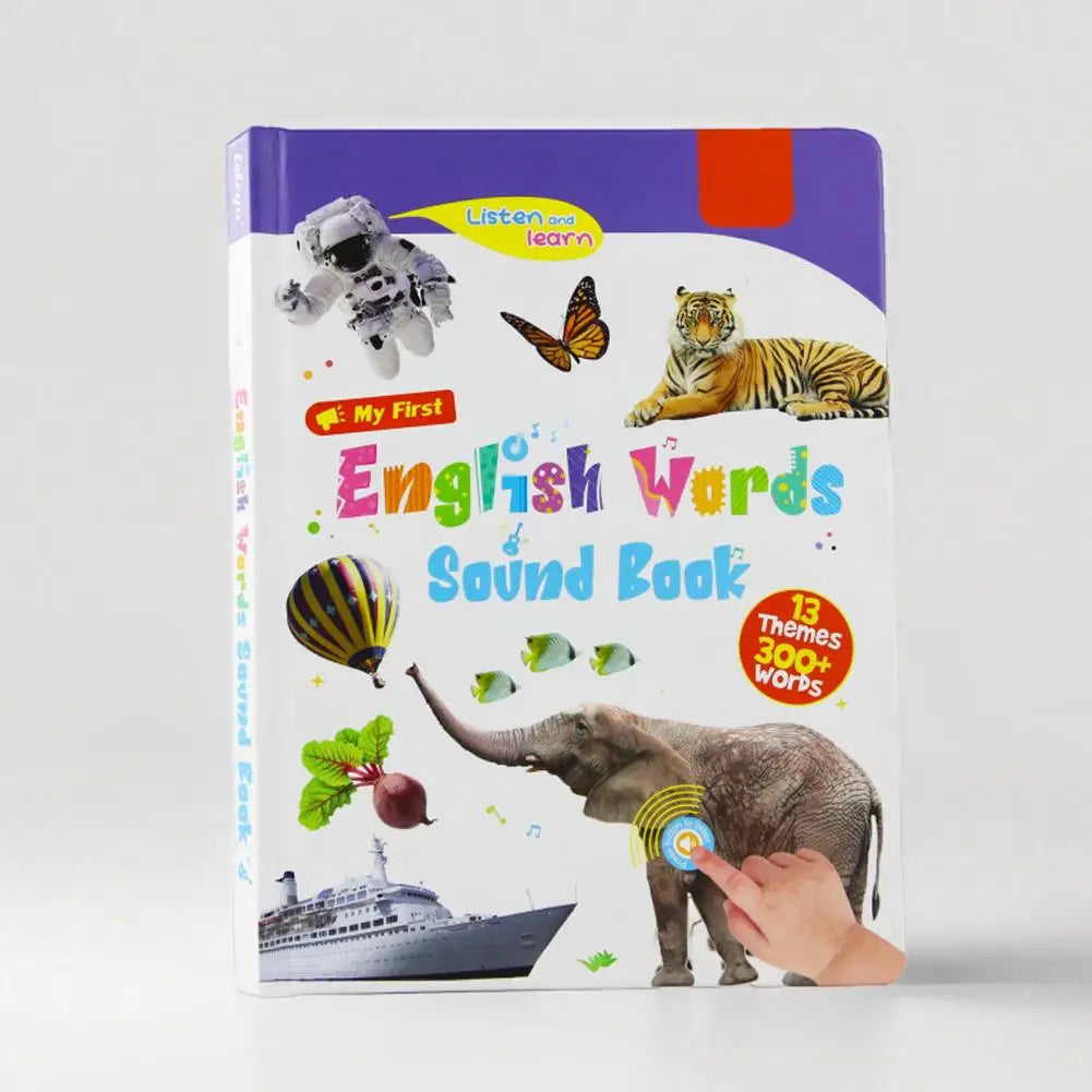 0-6 Year Old Vocabulary Reading Points English Version With Sound Early Childhood Natural English Enlightenment Speech Book