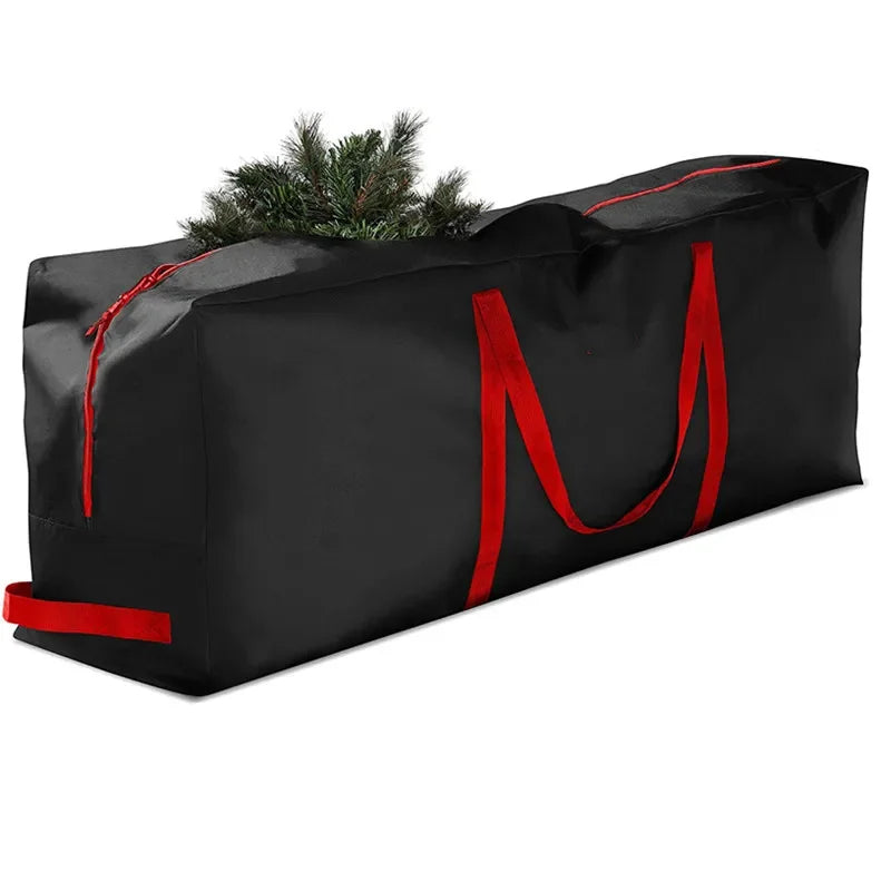 Foldable Christmas Tree Bag, 210D Oxford Cloth Xmas Bag , Ideas Christmas Tree Storage Solution for Tree & Wreath & Decoration