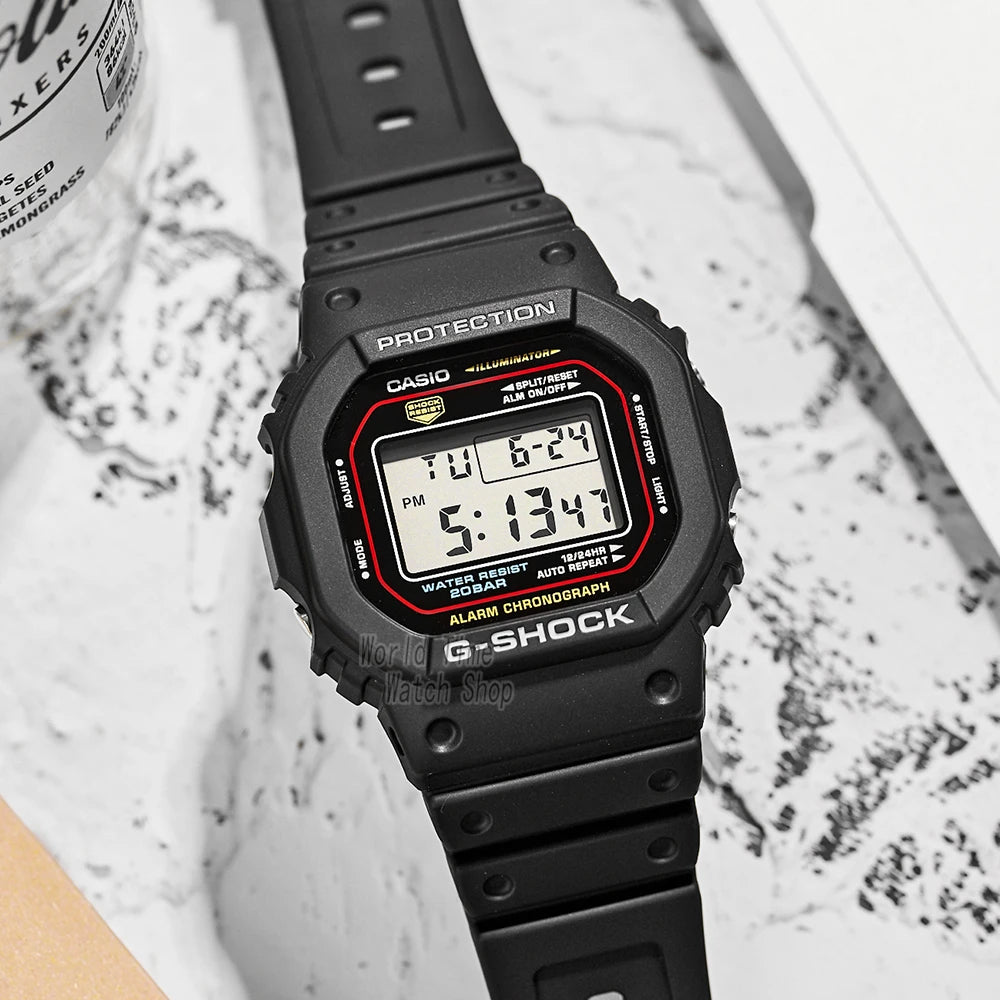 Casio G-SHOCK watch for men Classic Model  LED screen Square Waterproof reloj hombre relogios masculino