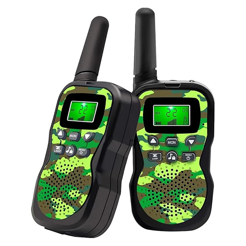 Walkie Talkies for Kids, 22 Channels 2 Way Radio Toy 3 KM Range, Best Christmas Birthday Gifts for 3-12 Year Old Kids to Outside