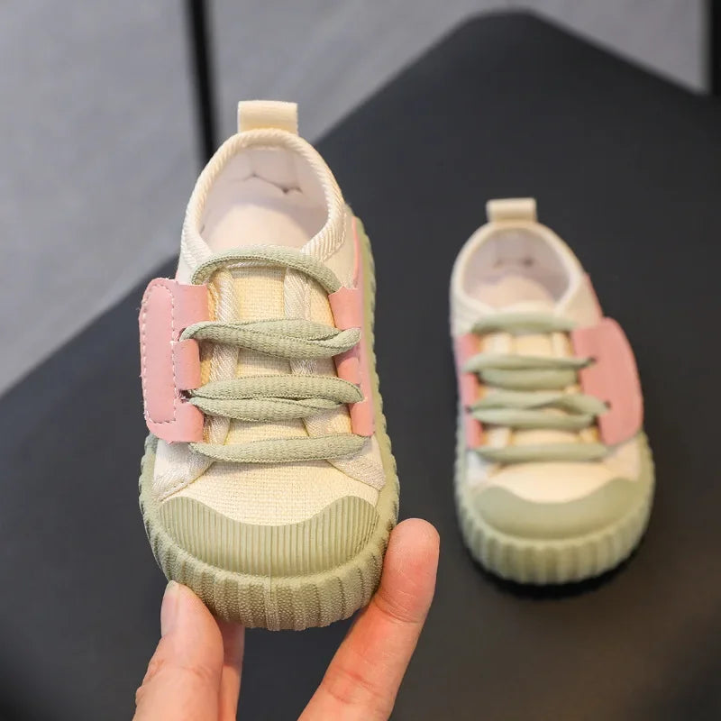 Baby Girls Boys Casual Shoes 2023 Spring Autumn Fashion Infant Toddler Kids Sneakers Comfortable Soft Sole Children Canvas Shoes