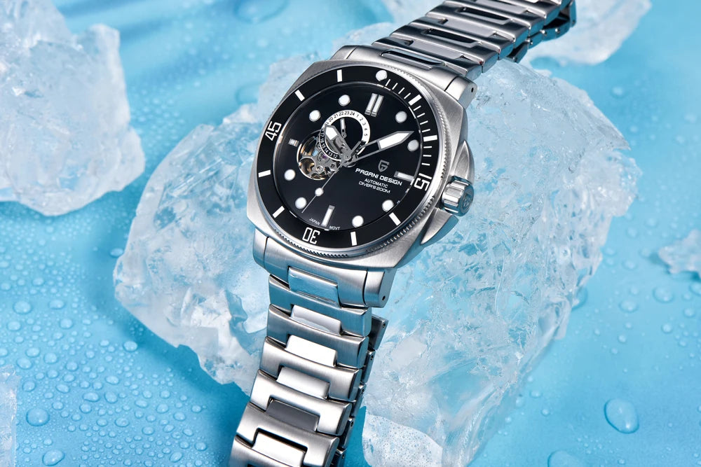 PAGANI DESIGN 2024 New Men's Watches Luxury Mechanical Automatic Watch For Men Sapphire Mirror Sports Waterproof Stainless Steel