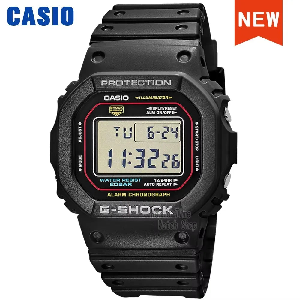 Casio G-SHOCK watch for men Classic Model  LED screen Square Waterproof reloj hombre relogios masculino