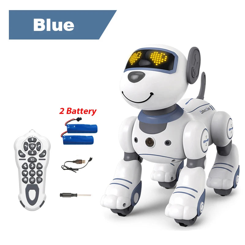 Intelligent Programming RC Robot Stunt Dog Electronic Walking Dancing Puppy Touch Sensing Remote Control Pet Dog Kids Boys Toys