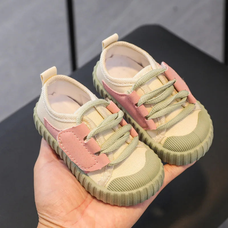 Baby Girls Boys Casual Shoes 2023 Spring Autumn Fashion Infant Toddler Kids Sneakers Comfortable Soft Sole Children Canvas Shoes