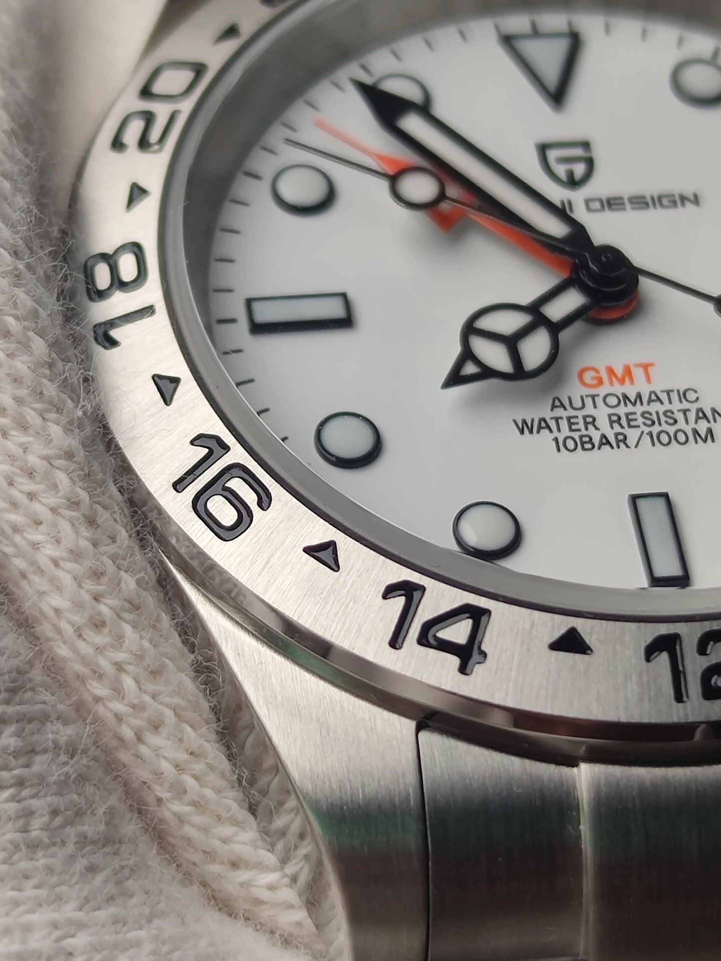 PAGANI DESIGN 2024 New V2 GMT Automatic Men's Auto Mechanical Watch Stainless Steel 10bar Waterproof Reloj Hombre