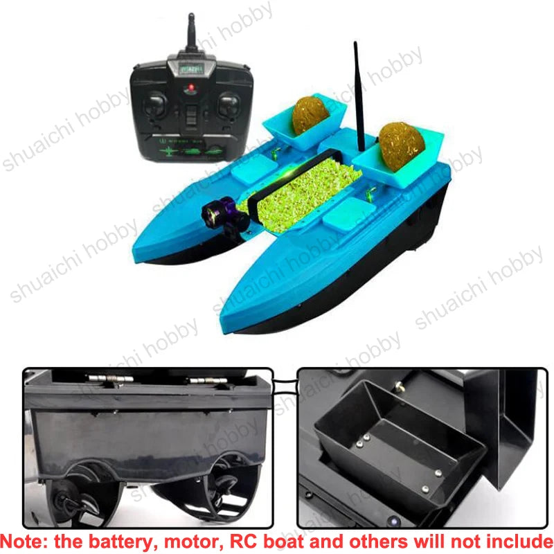 1Set 5A High-Power Remote Controller Transmitter & Receiver Kit 500 Meters Control Distance for RC Bait Boat/Tank Modified Parts