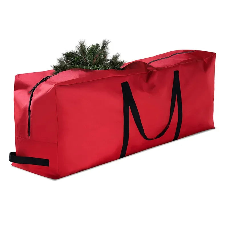 Foldable Christmas Tree Bag, 210D Oxford Cloth Xmas Bag , Ideas Christmas Tree Storage Solution for Tree & Wreath & Decoration