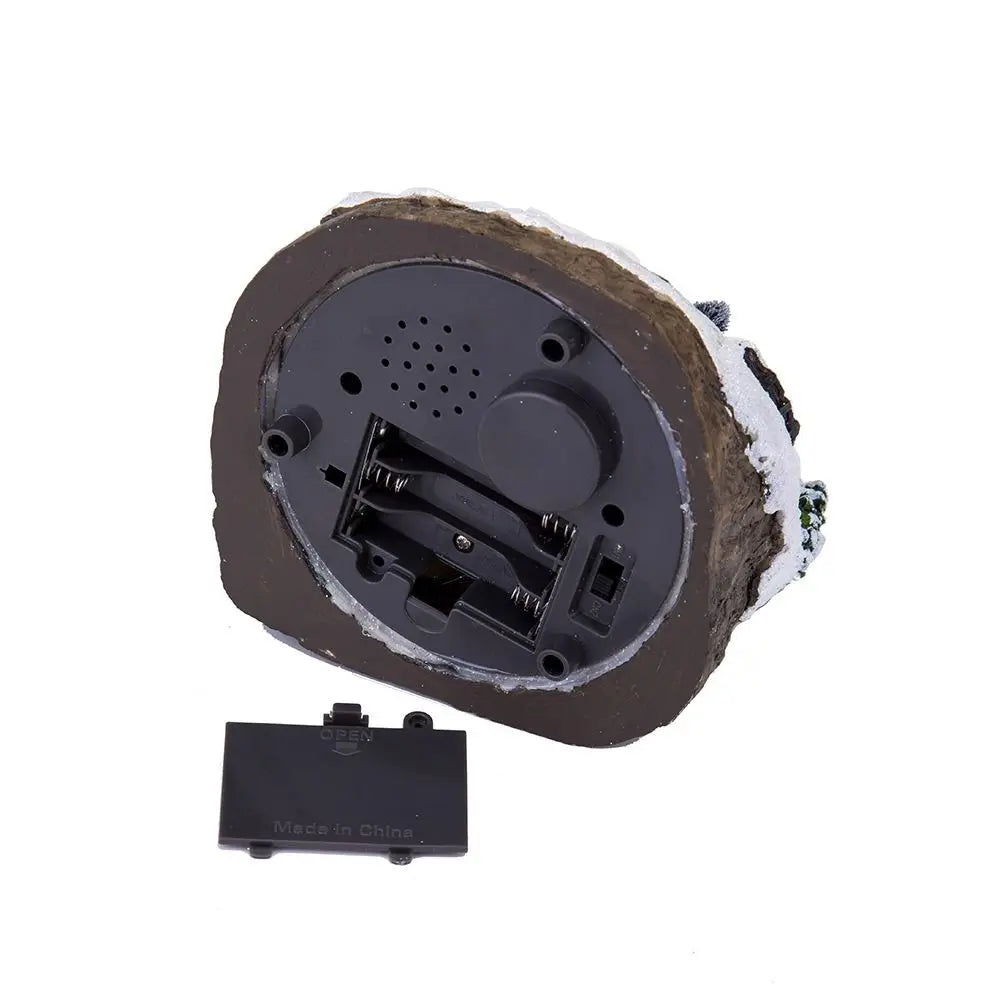 Resin Christmas Luminous Music Box Vivid Exquisite Snow House Music Box Easy to Use Christmas Luminous House Home Decor