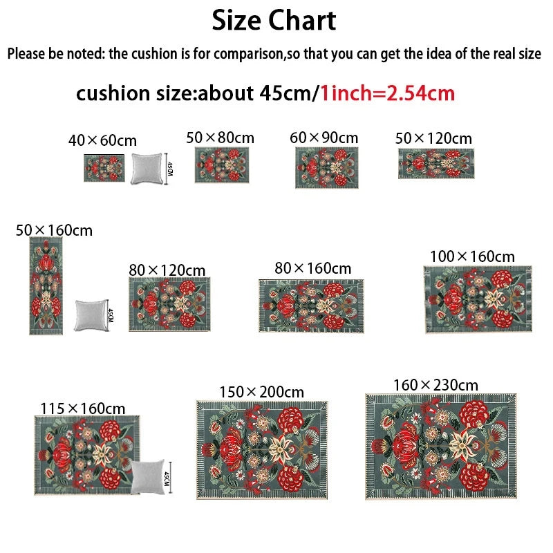 VIKAMA Christmas decoration long Hallway Rug Kitchen Rug soft bedroom carpet Rug Live Room  door mat Home Decoration